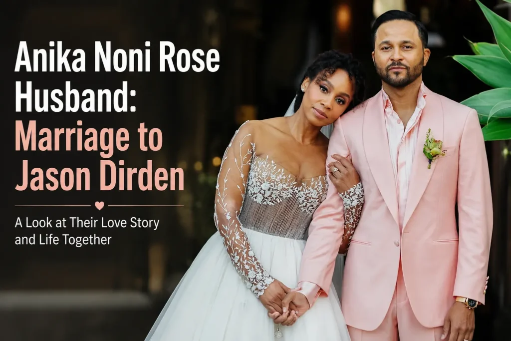 Anika Noni Rose Husband: Marriage to Jason Dirden
